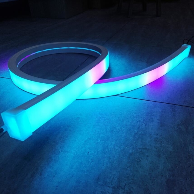 IP65 24v AC 50m mini size silicone flex led strip neon lights decor flexible neon tube lighting for neon sign