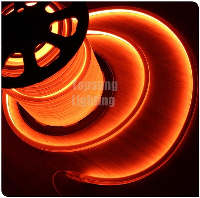 orange led neon rope lights